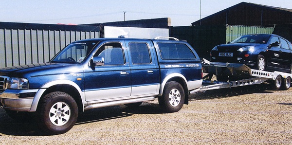 Ford Ranger used by DanHire