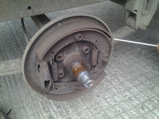 Brake Shoes distorted