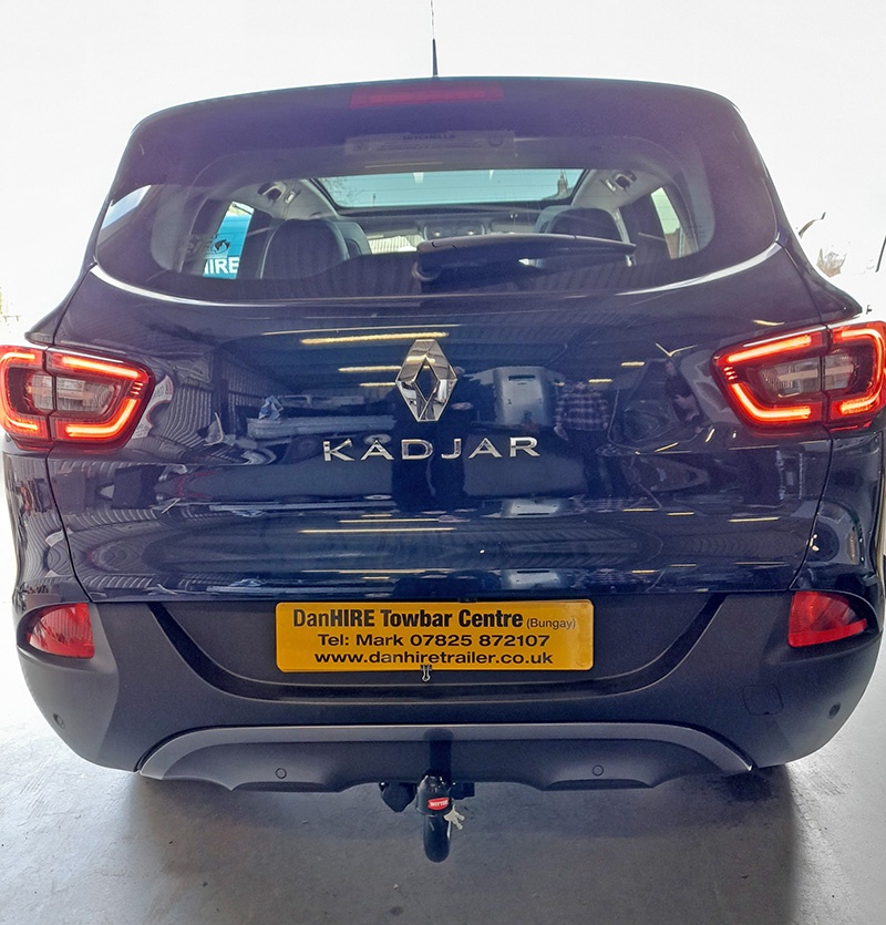 Renault Kadjar fitted with Detachable Towbar