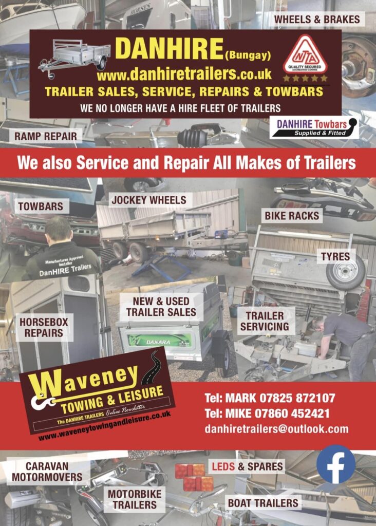 DANHIRE Trailers are top rated Towbar fitters, and trailer specialists for Norfolk, Suffolk and Waveney.