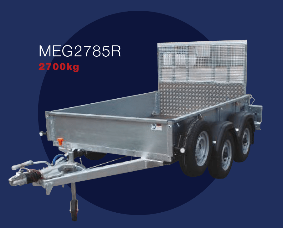 MEG2785 - 2700kg - MEREDITH and EYRE Trailers FOR DETAILS AND PRICE please contact DANHIRE TRAILER SALES & TOWBARS LIMITED