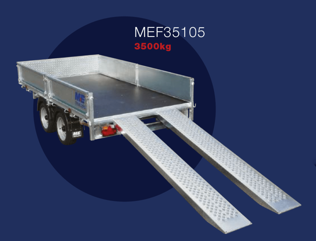 MEF35105 - 3500kg - MEREDITH and EYRE Trailers FOR DETAILS AND PRICE please contact DANHIRE TRAILER SALES & TOWBARS LIMITED