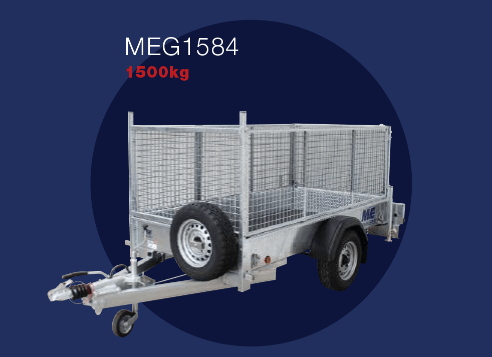 MEG1584 - 1500kg - MEREDITH and EYRE Trailers FOR DETAILS AND PRICE please contact DANHIRE TRAILER SALES & TOWBARS LIMITED